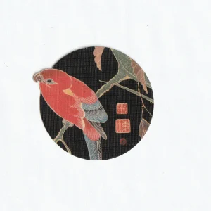 Red Parrot on the Branch of a Tree - Ito Jakuchu (Art Print)